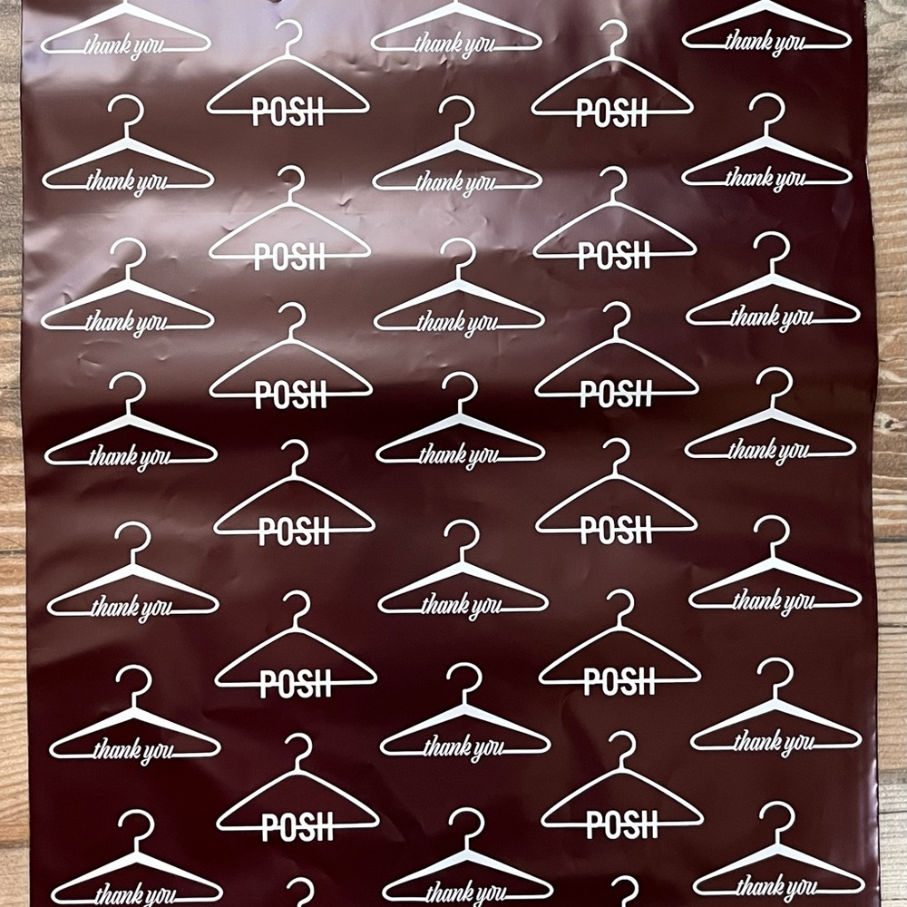POSH Burgundy Shipping Bags